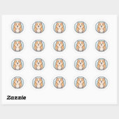 Belhamster Ronde Sticker (Vel)
