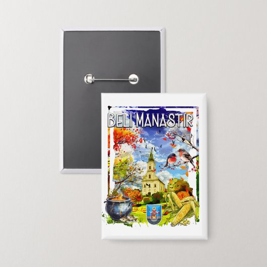 Beli Manastir Button (Voorkant / Achterkant)