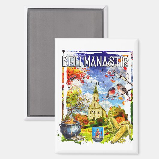 Beli Manastir Magneet (Voorkant / Achterkant)
