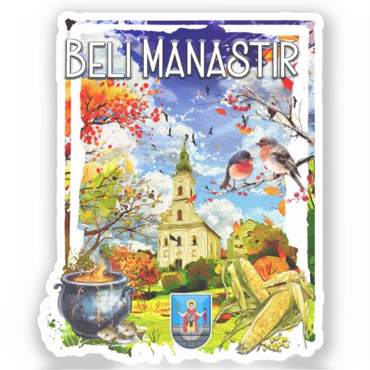 Beli Manastir Sticker (Voorkant)
