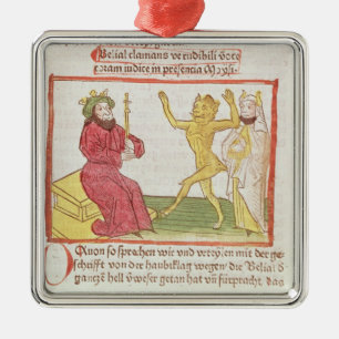 Beliale dansen voor koning Solomon Metalen Ornament