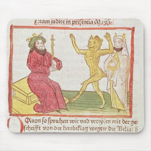 Beliale dansen voor koning Solomon Muismat (Voorkant)