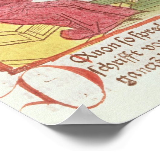 Beliale dansen voor koning Solomon Poster (Hoek)