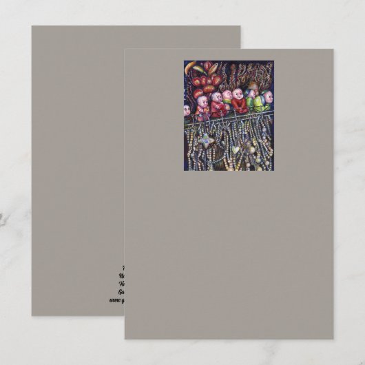 belichamen bedankkaart (Voorkant / Achterkant)