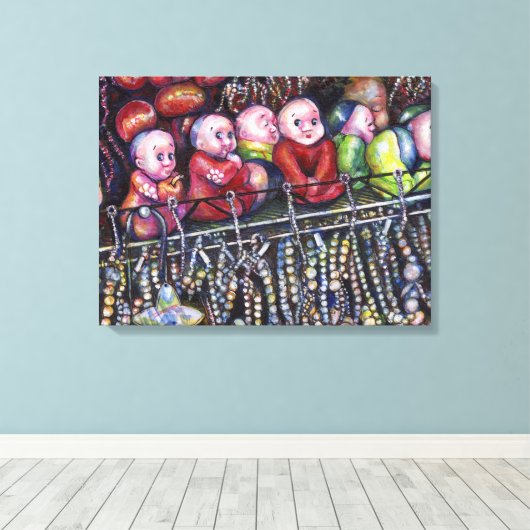 belichamen canvas afdruk (Insitu (Houten vloer))