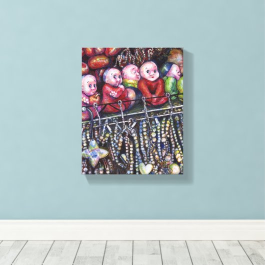 belichamen canvas afdruk (Insitu (Houten vloer))