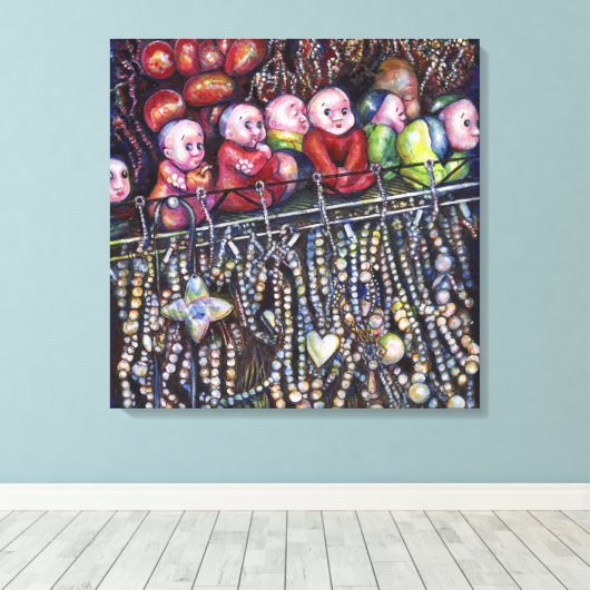 belichamen canvas afdruk (Insitu (Houten vloer))