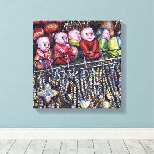 belichamen canvas afdruk (Insitu (Houten vloer))