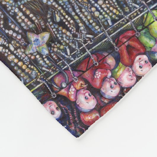 belichamen fleece deken (Hoek)