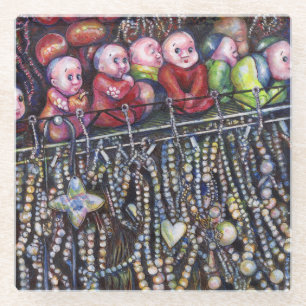 belichamen glazen onderzetter