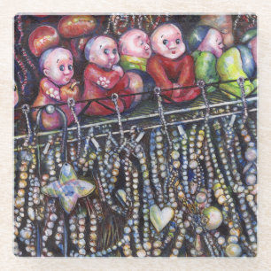 belichamen glazen onderzetter