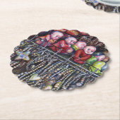 belichamen kartonnen onderzetters (Gekanteld)