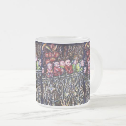 belichamen matglas koffiemok (Voorkant rechts)
