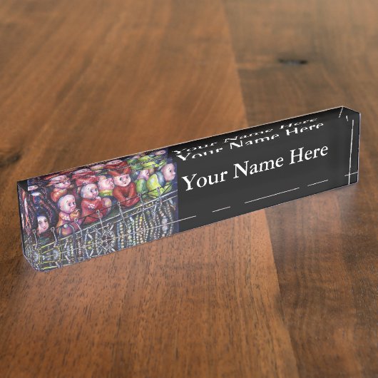 belichamen naambordje (Zijkant)