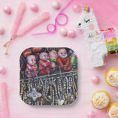 belichamen papieren bordje (Feest)