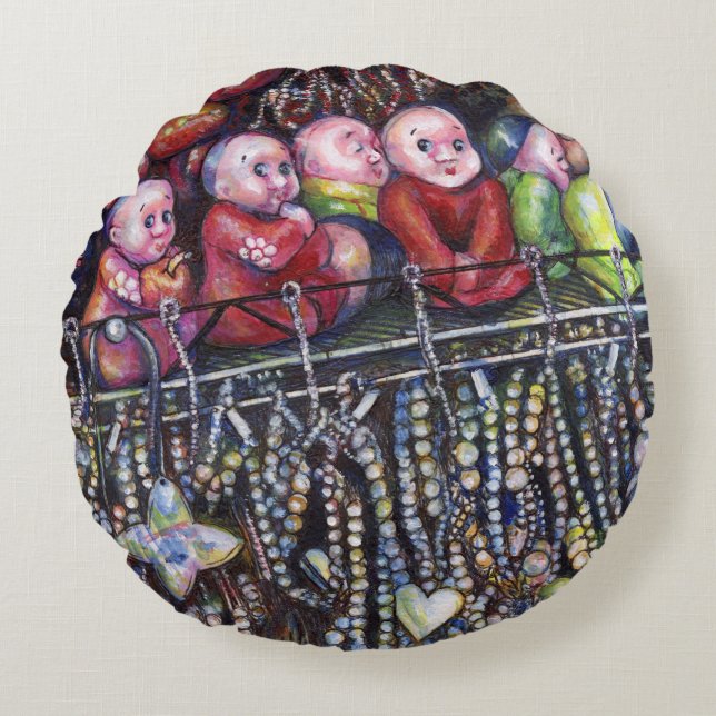 belichamen rond kussen (Voorkant)