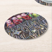 belichamen ronde kartonnen onderzetter (Gebogen)