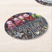 belichamen ronde kartonnen onderzetter (Gebogen)