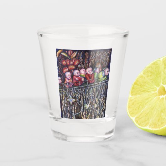 belichamen shot glas (Voorkant)