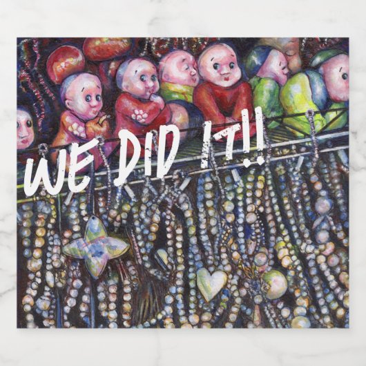 belichamen sparkling wijnetiket (Enkel label)