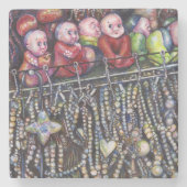 belichamen stenen onderzetter (Voorkant)