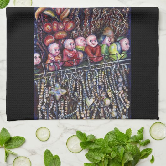 belichamen theedoek (Gevouwen)