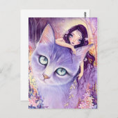 Belichting lavender — Briefkaart (Voorkant / Achterkant)