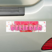 Belieber Bumpersticker (Op auto)