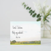 Belief briefkaart (Staand voorkant)