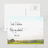 Belief briefkaart (Voorkant / Achterkant)