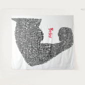 Belief en Faith Tapestry Wandkleed (Voorkant (horizontaal))