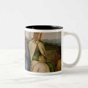 Belief, Hoop en Liefde, 1819 Tweekleurige Koffiemok