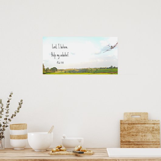 Belief poster (Keuken)