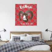 Bélier 21 mars au 20 avril Impression sur toile Canvas Afdruk (Insitu (Slaapkamer))