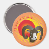 Bélier 21 mars au 20 avril Magnet (Voorkant / Achterkant)