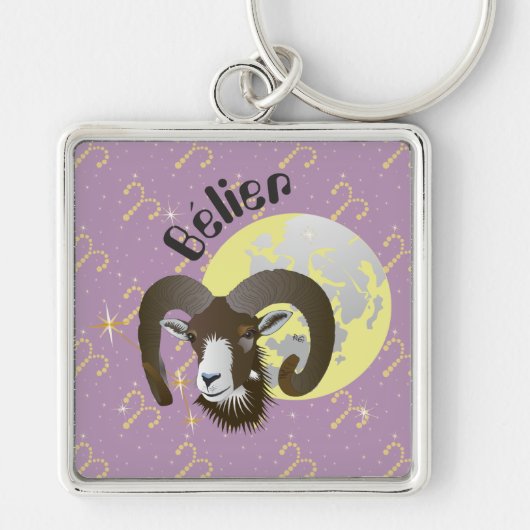 Bélier 21 mars au 20 avril Porte-clés Sleutelhanger (Voorkant)