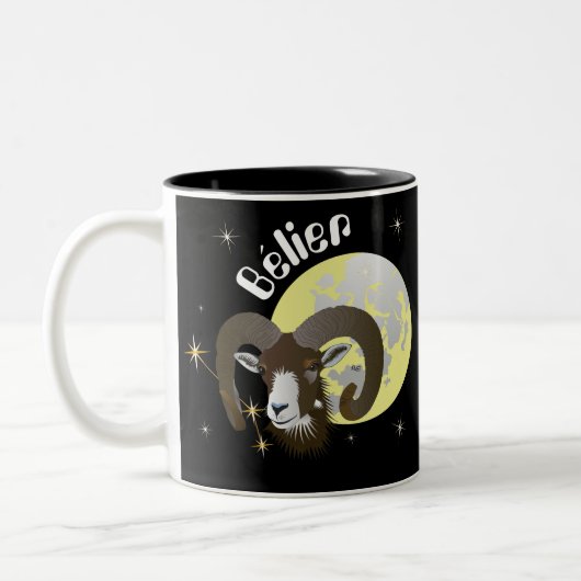 Bélier 21 mars au 20 avril Tasses Tweekleurige Koffiemok (Links)