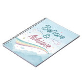 Believe & Achievement Journal – Waterverf Inspirat Notitieboek (Linkerzijde)