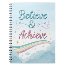 Believe & Achievement Journal – Waterverf Inspirat Notitieboek