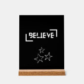 Believe Acryl Bord (Voorkant)
