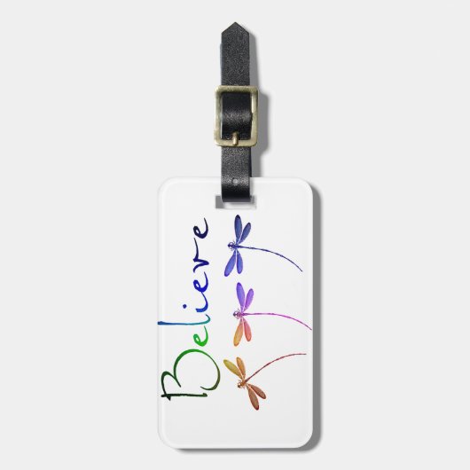 Believe Bagagelabel (Voorkant verticaal)