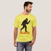 Believe Bigfoot Sasquatch Yeti T-shirt (Voorkant volledig)