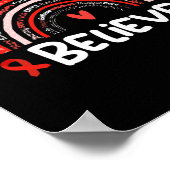 Believe Brain Aneurysm Awareness Month Brain Aneur Poster (Hoek)