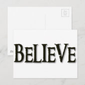 Believe Briefkaart (Voorkant / Achterkant)