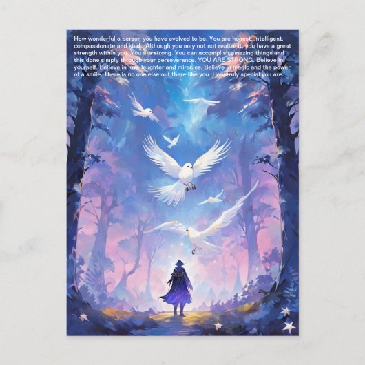 Believe Briefkaart (Voorkant)