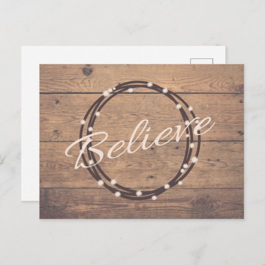 Believe Briefkaart (Voorkant / Achterkant)