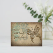 Believe Butterfly Briefkaart (Staand voorkant)