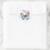 Believe Butterfly Ronde Sticker (Tas)