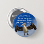 Believe_Button Ronde Button 5,7 Cm (Voorkant /achterkant)
