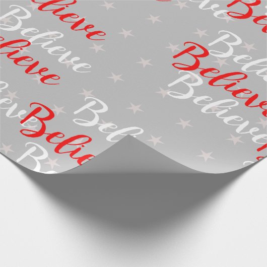 Believe Cadeaupapier (Hoek)